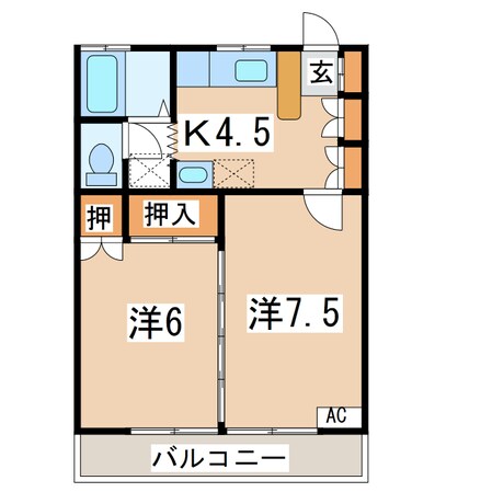 安積永盛駅 徒歩27分 1階の物件間取画像